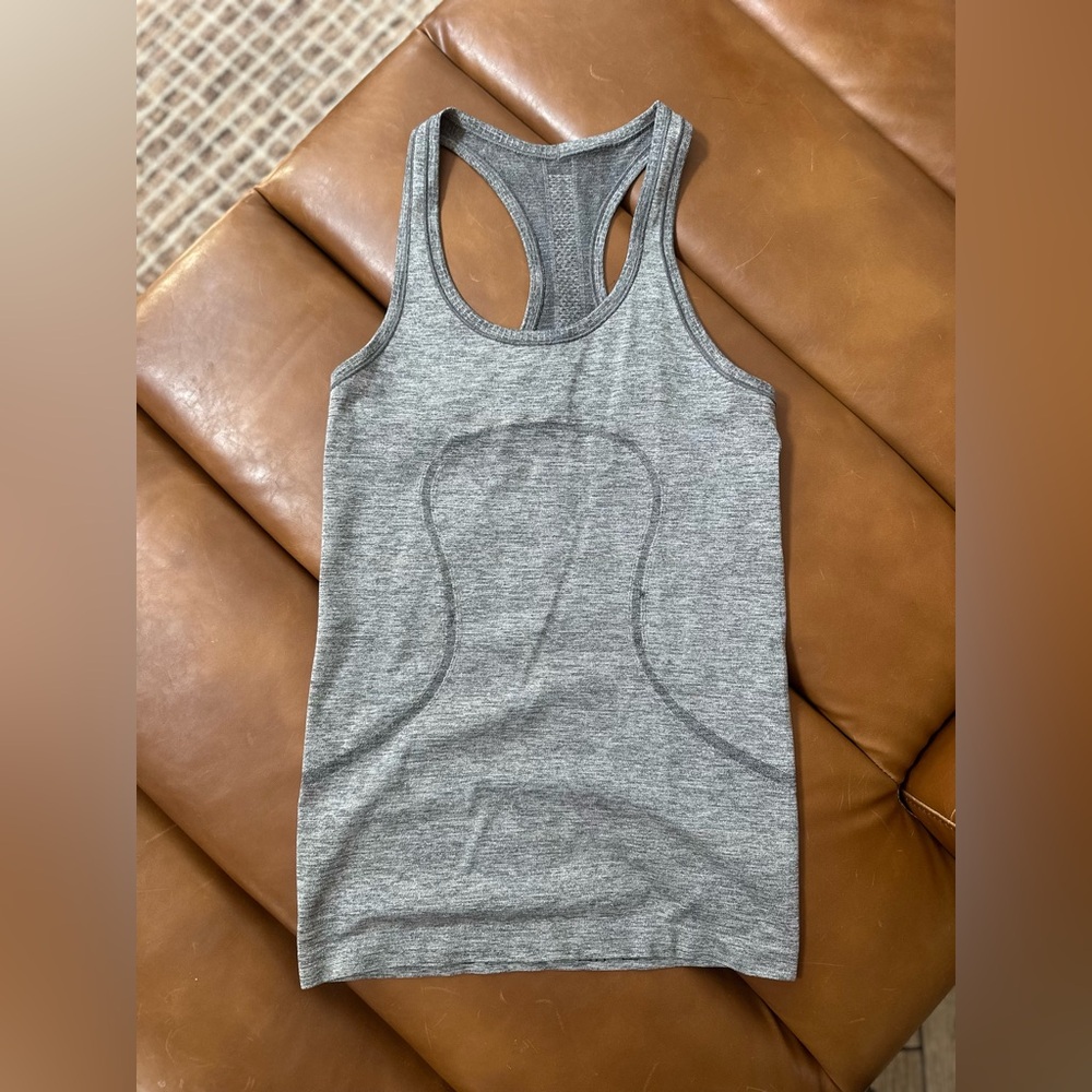 Gray Lululemon Women's Racerback Tank Top